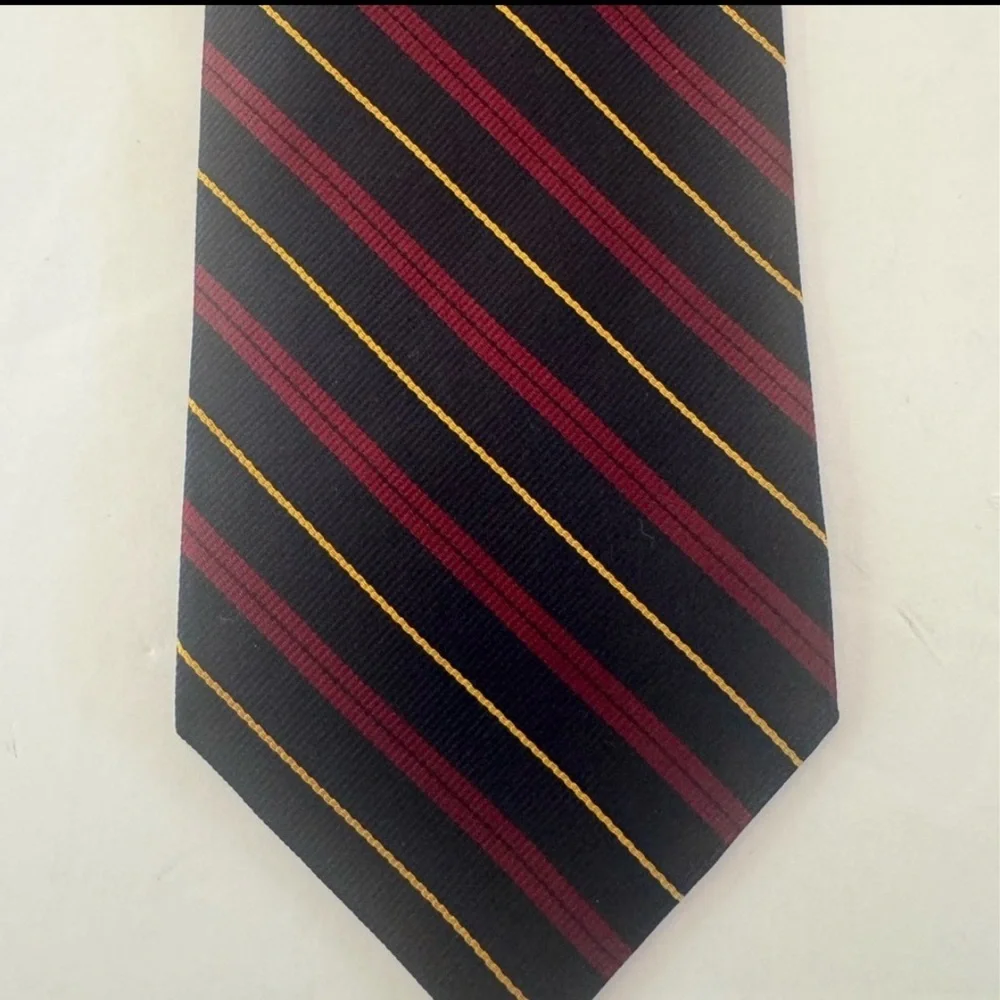 BROOKS BROTHERS Set of 2 Ties 100% Silk Patterned Striped Classic